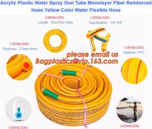 Quality best sale high pressure flexible pvc spray hose pipe in agricultural spraying pump wholesale