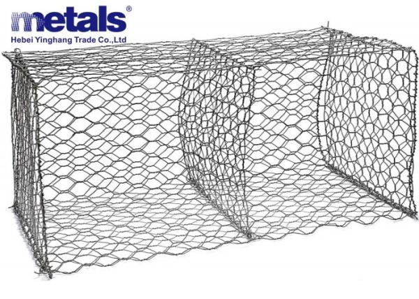 Heavy Zinc Coating Hot Dipped Galvanized Hexagonal Gabion Stone Box Anti