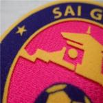 Football Club Custom Clothing Patches Heat Transfer Tatami Flocking Smooth