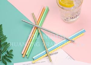 Quality Smooth Multi Layered Assorted Paper Straws Durable Reusable Water Resistant wholesale