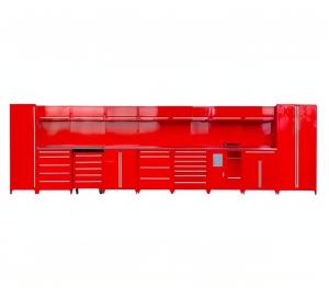 Quality Garage Cabinet and Tool Storage Combination with Drawers Powder Coat Steel Finish wholesale