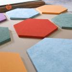 Multiple Shapes Art Fabric Wrapped Acoustic Panels For Interior Decoration