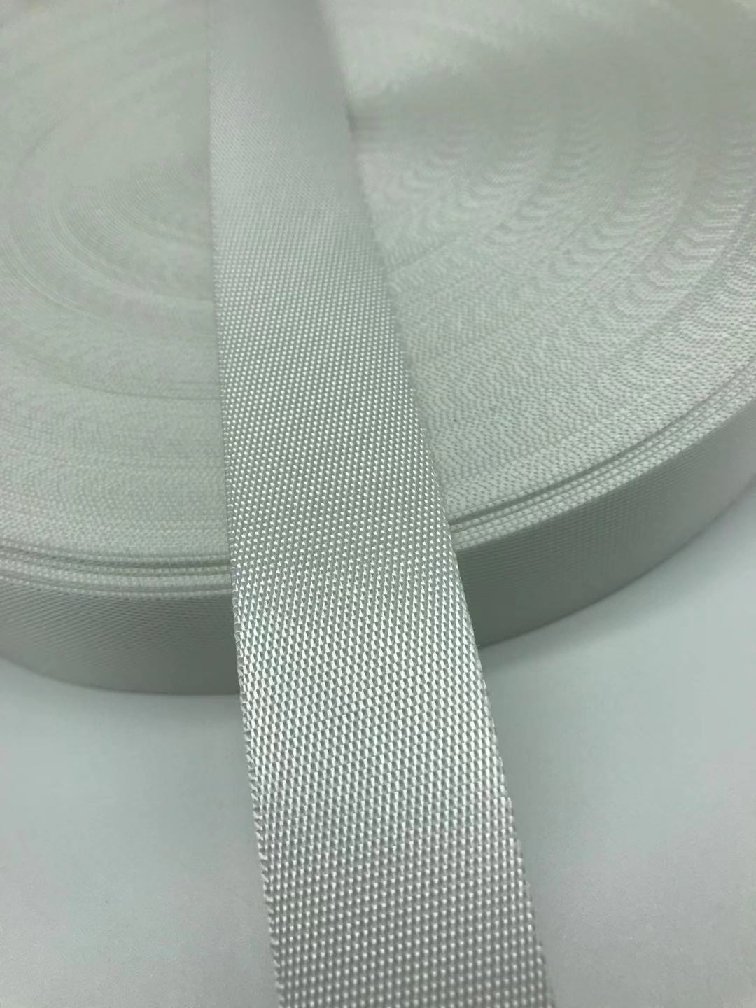 Wholesale colorful 100% Polyester PP polypropylene webbing Military schoolbag belt Woven Bead Pattern PP Webbing