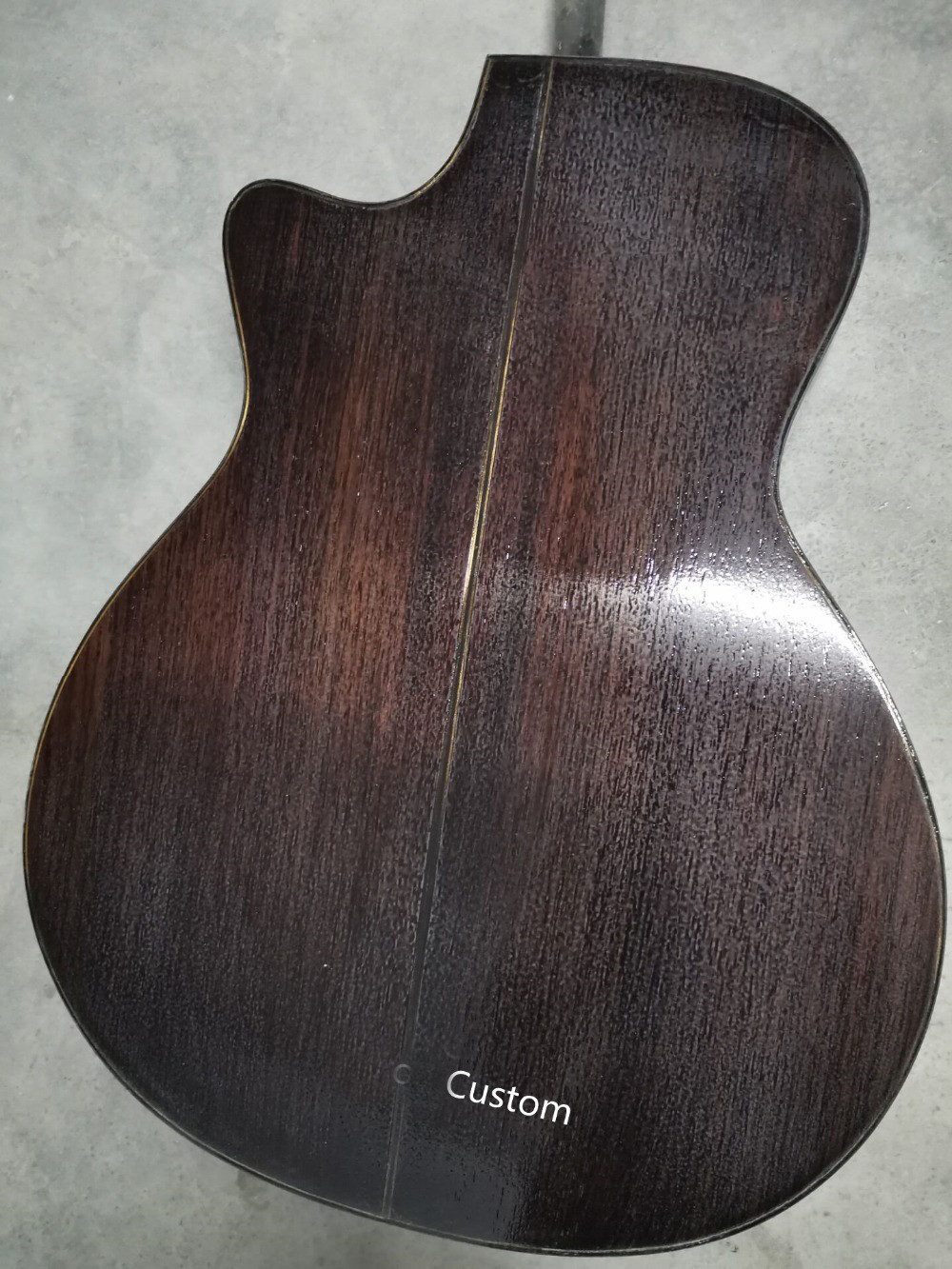 41" Custom Shop Tobacco Burst AAAA All Solid Handmade Gotoh tuner Peg Abalone Cutaway 914F Acoustic Guitar