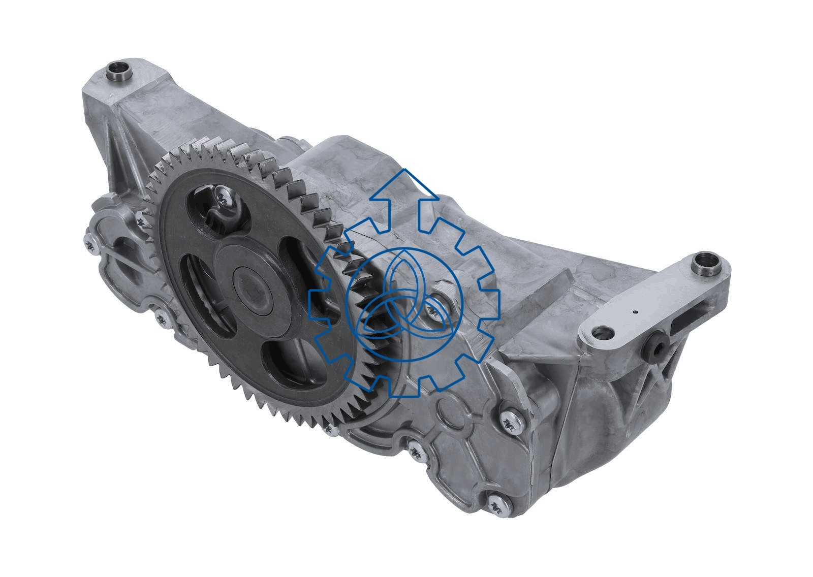 ISO9001 4711804101 MTU Engine Spare Parts Engine Oil Pump Aluminium Alloy