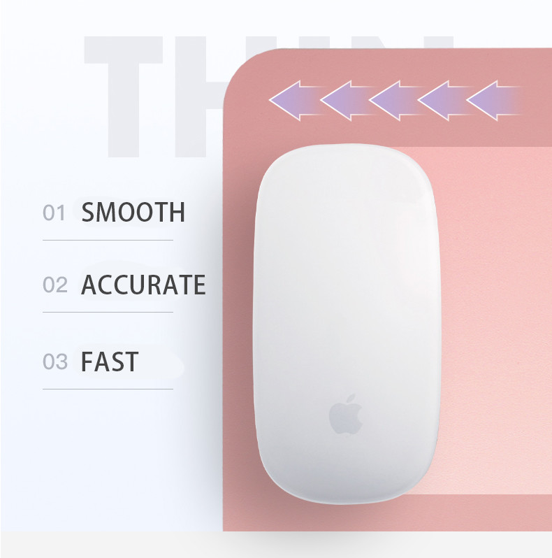 Fadeless PU Leather Mouse Pad Smooth And Good Feeling for home