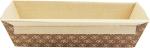 Disposable Kraft Paper Baking Loaf Pan Corrugated Mold Wood Pulp