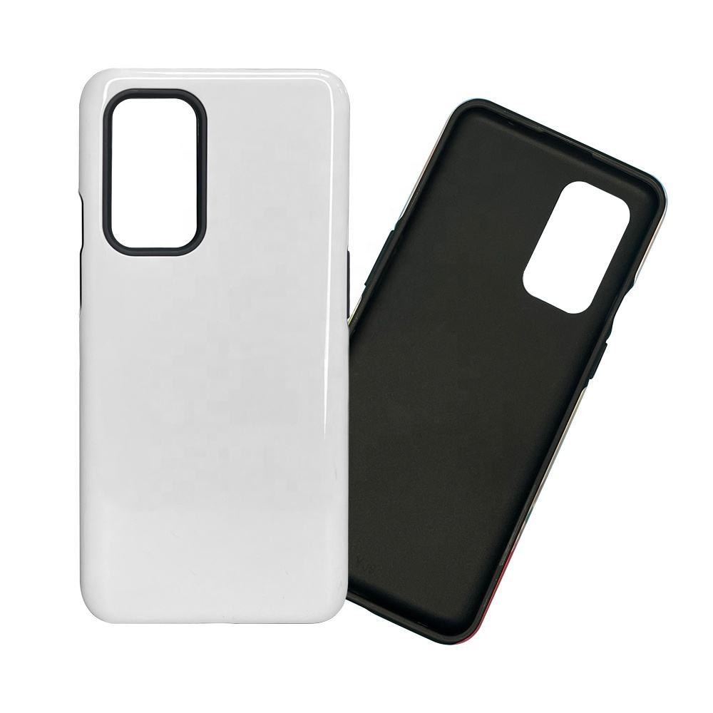 Double Layer 3D Sublimation Blank Phone Cases For One Plus 9 Mobile Covers