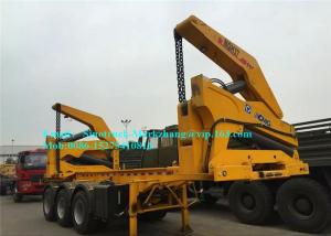 Quality Commercial Port Handling Equipments 20ft 40ft Box Side Lifter Trailer Yellow Color wholesale