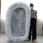 Manufacture 160cm Non-Slip Washable Long Plush Giant Fluffy Pet Bed For Cat Dog