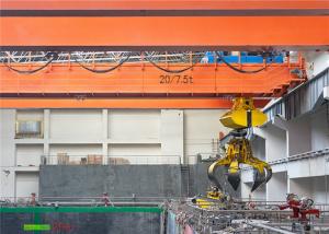 Quality 20/7.5 Ton Garbage Grab Double Girder Overhead Cranes wholesale