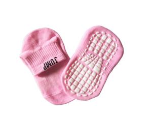 Quality Anti Slip Indoor Trampoline Park Socks , Anti Bacterium Breathable Sports Grip Socks , Fashion Bounce Socks wholesale