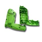 Plastics Couple Shells of Electric Tool out from 2 Cavity Injection Mold