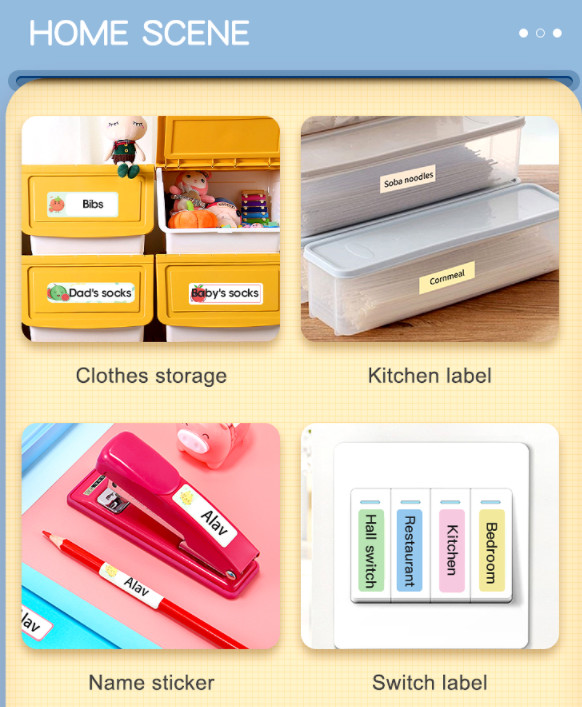 15mm Barcode Label Making Machine Printer 60mm/s Mini Thermal Sticker Printer