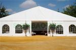 Elegant Decoration Outdoor Wedding Tent With Clear Windows Facility White