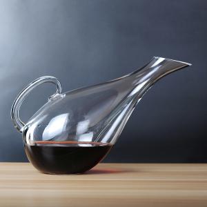 Quality 2000 Ml Slanted Glass Wine Decanter wholesale