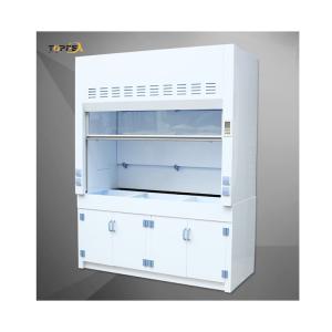 Quality LED Lighting PP Fume Hood , Integrated Chemical Exhaust Hood Cupboard wholesale