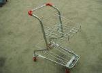 Three Basket Lightweight Shopping Trolley , Rolling Grocery Cart RAL Color