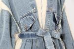 Waterproof Fashion Denim Lambswool Quilting Coat 2020 Winter Lambswool Loose