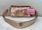 Rose Bead Piece Decoration Bling Bag Unique Shine Cross-Body Bag Baguette Bag