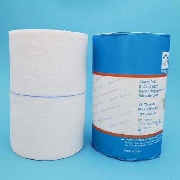 Cheap Wholesale Factory Specializing in Manufacturing Medical Supplies Wound Healing Stretch Gauze Bandage Roll for sale