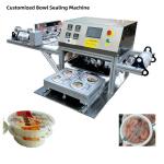 3kw Nitrogen Filling Accurate Food Thali Packing Machine Bowl Sealer Machine For