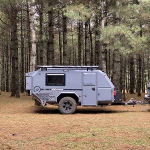 Quality Adventurer NJSTAR EXPLORER Trailer Outdoor Living Hybrid Caravan Big Family Campers wholesale