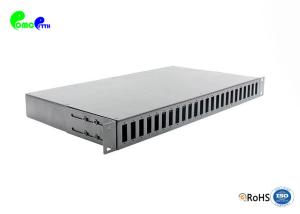 Quality Rack Mount ODF Patch Panel 1U 19&quot; 24 Ports 24 48 96 Fibers SC DX LC Quad wholesale
