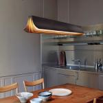 Modern LED long Luxury chandelier restaurant Dining room office Respiro