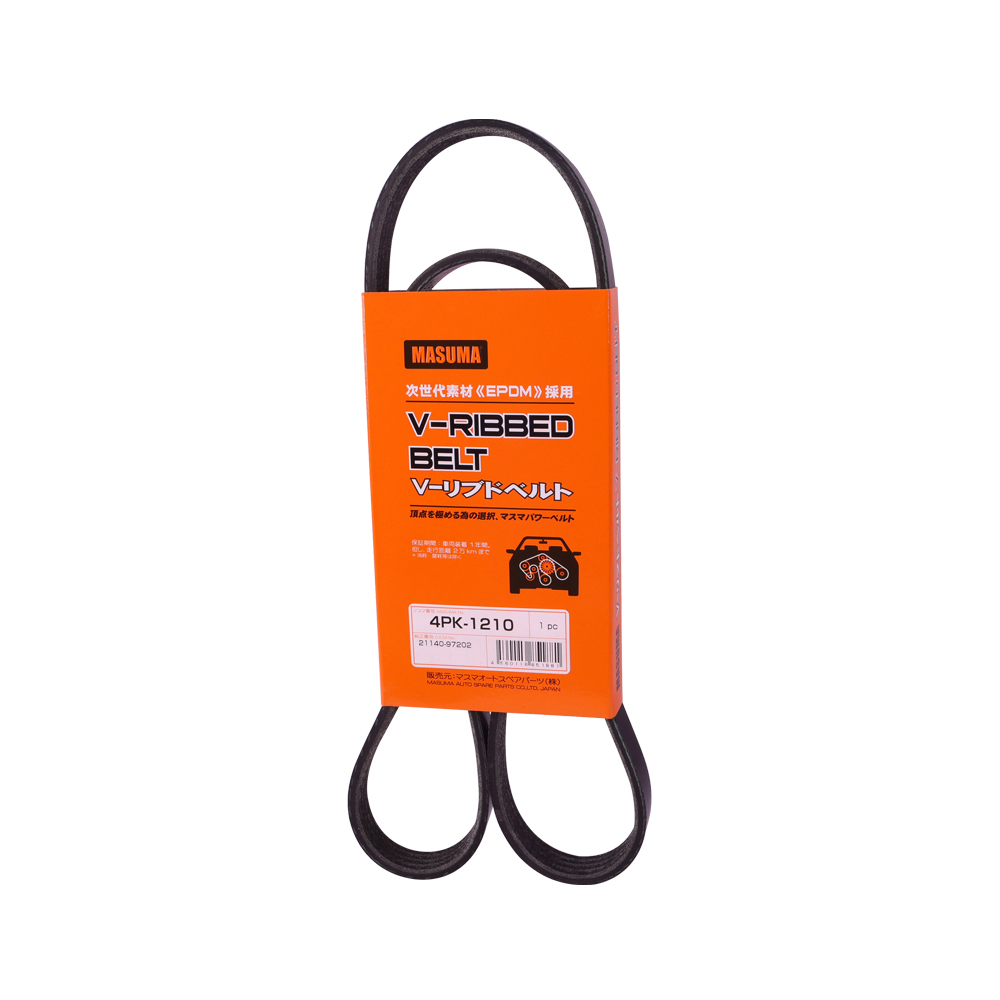 60.5*1.1*1cm MASUMA Auto Accessories V-Belt 21140-ND000 for NCP59G 1NZFE 4WD 2002-2003