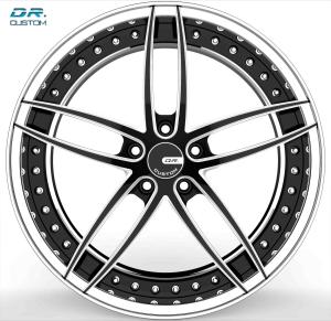 Quality ET30 Forged Polished Aluminum Wheels 2 Piece 17 Inch 5x130 PCD wholesale