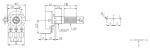 16mm rotary potentiometer with metal shaft, guitar potentiometer, carbon