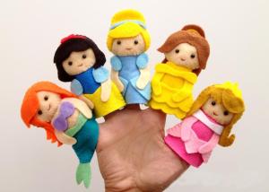 Quality Disney Princess Collection Felt Finger Puppet Plush Toys wholesale