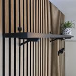 Factory Price Vertical Acoustic Wood Slats Panel Acoustic Timber Board For Wall