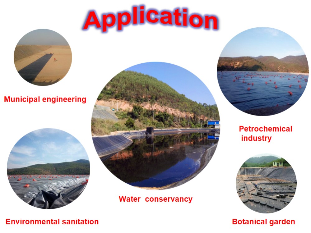 Chemical Resistant Hdpe Geomembrane for Fish Farm Pond Liner