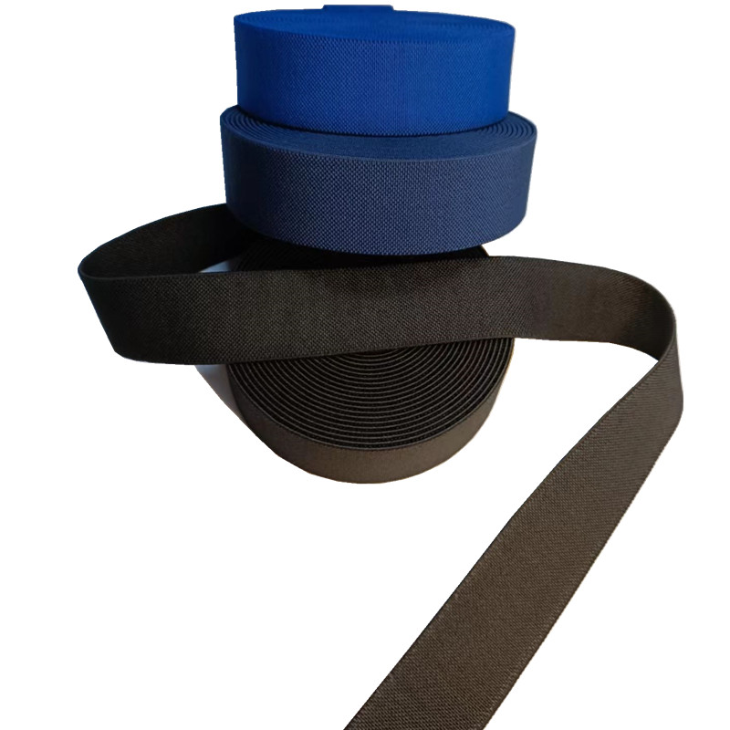 Plain Polyester Custom Color Woven Elastic Webbing for Waistband