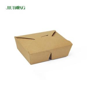 Quality ECO Friendly Biodegradable Paper Container Box 800ml Custom Logo wholesale