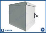 Anti Theft 9U 600mm Height Pole Mount Weatherproof Enclosure