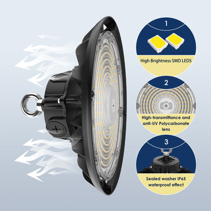 Industrial Commercial LED UFO Highbay Light 120W 150W 200W 240W
