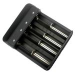 Plastic 3.7 V 18650 Lithium Ion Battery Charger 131mm*69mm*36mm Size