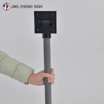 1170X280mm Metal Poster Display Stand Adjustable Pedestal For Supermarket