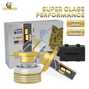 Quality H4 H7 H11 9005 9006 Metal White Flash Luces Light LED Headlight Auto Parts wholesale