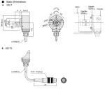 5000 Ppr Thickness 29mm IP66 Optical Shaft Encoder