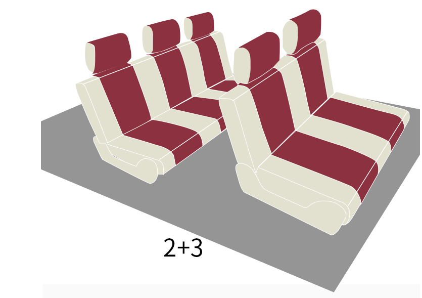 HWHongRV Camper Van Bench Sofa Bed Seat For Luxury Mpv motorhome roll and rock bed seating