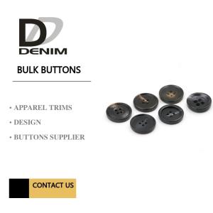 Quality Black 4 holes Garments Large Size Buttons wholesale