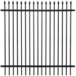 Wholesale Black Security 2.1m Height wrought iron/Steel Fence