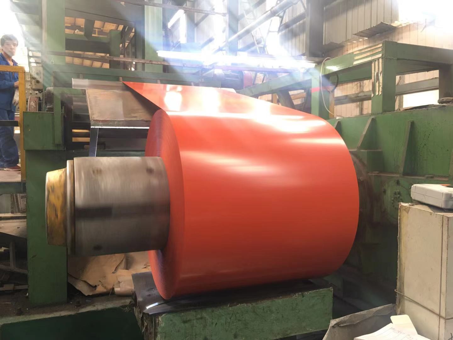 any colors ppgi/PPGL/GI/sheet zinc/GL/color coated roof tile to export (green,red,blue ) for roller shutter door
