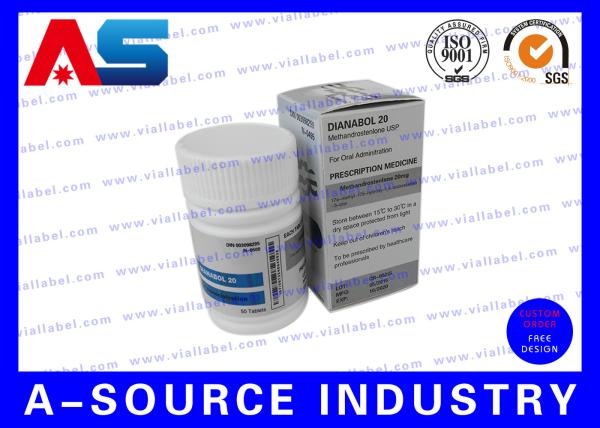 Cardboard 10ml Paper Medicine Vial Boxes For Oral Peptide OIl Pharmaceutical