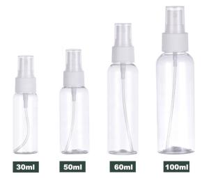 China Clear 30ml 50ml 60ml 100ml Plastic Hand Sanitizer Bottles on sale