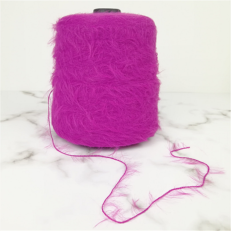 Feather Ping Pong Yarn 100% Nylon Yarn For Scarf Sweater Knitting